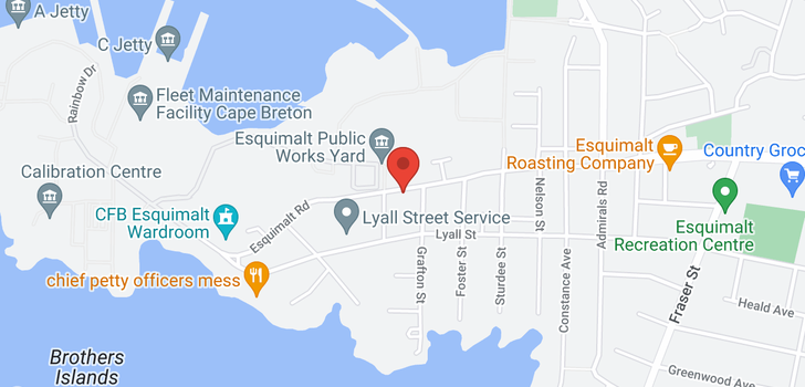 map of 211-1405 Esquimalt Rd